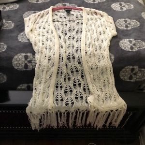 Short sleeve cardigan